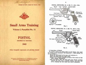 Revólver Enfield/Webley .38 1943 - australiano - entrenamiento de armas pequeñas - Imagen 1 de 1
