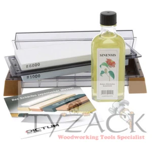 Suehiro Cerax Japanese Combination Waterstone Kit 1000 / 6000 + Oil D711027 - Picture 1 of 3