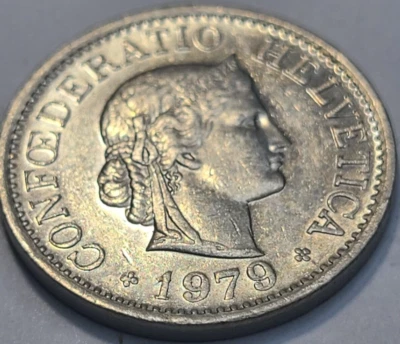 1979 Switzerland 10 Rappen KM#27 US SELLER COMBINE SHIPPING - Image 1 of 2