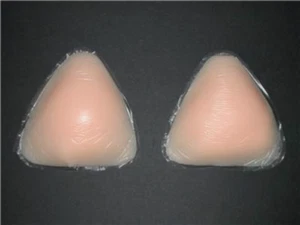 Triangle Shape Silicone Breast Enhancer for Bikinis,Bra Insert/Pads,Push Up,NEW - Picture 1 of 2