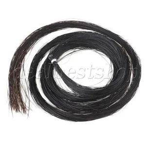 Black Professional Violin Bow Hair Horse Hair Replacement for Violin - Picture 1 of 9