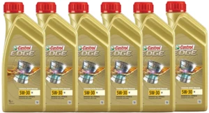 Olio motore castrol edge 5w30 M longlife 04 bmw mercedes acea c3 6 litri - Foto 1 di 7