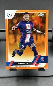 2023 Topps Cromo UEFA Champions League Naranja Neymar Jr/50 #10 PSG - Imagen 1 de 2