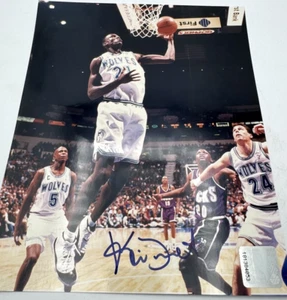 KEVIN GARNETT NBA AUTHENTIC HANDSIGNIERT SIGNED 8X10 PHOTd - Bild 1 von 2