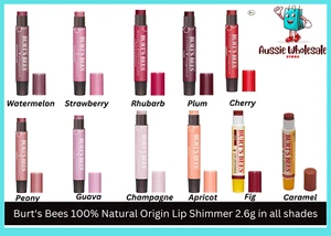 Burt's Bees 100% Natural Origin Lip Shimmer 2.6g in all shades FREESHIP AU - Picture 1 of 57
