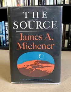 The Source, James A. Michener, SIGNED 1ST EDITION, 1ST PRT, HC/DJ Mylar, 1965 VG - Picture 1 of 12