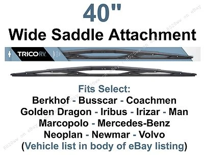 Escobilla limpiaparabrisas HD de 40" para MAN Lion's Coach Bus y MAN Lions Star Bus (cantidad 1) 67401 Foto 1 de 3