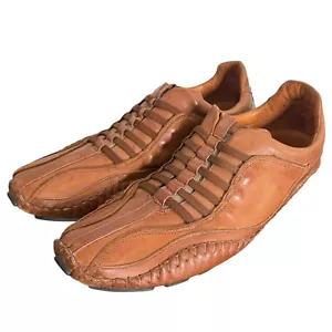 Pikolinos Fuencarral Sneakers Mens 42 US 8.5 Brown Leather Comfort Slip On - Imagen 1 de 14