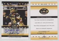 2012 Leaf US Army All-American Bowl Gold /5 Josh Harvey-Clemons #BA-JHC Auto