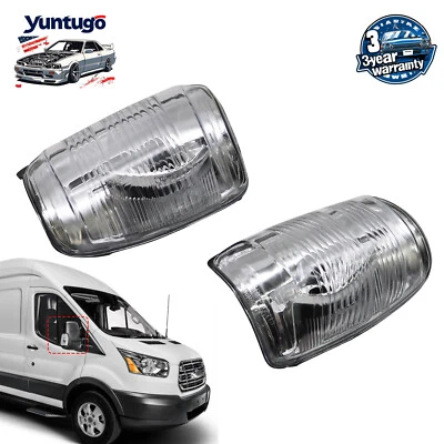 Pair Side Mirror Turn Signal Light For Ford Transit 150 250 350HD 2015-21 LH+RH - Imagem 1 de 4
