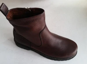 New Men's Prospector RICH oil tanned waterproof leather brown boot with zipper - Picture 1 of 5