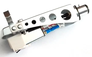 Luxman Turntable Use, Litz Silver Wired Headshell + Audio Technica AT3600L - Picture 1 of 7