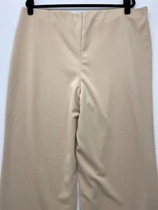 H&M Women's Pants Size XXL Color Beige Solid Elastic Waist - Picture 1 of 10