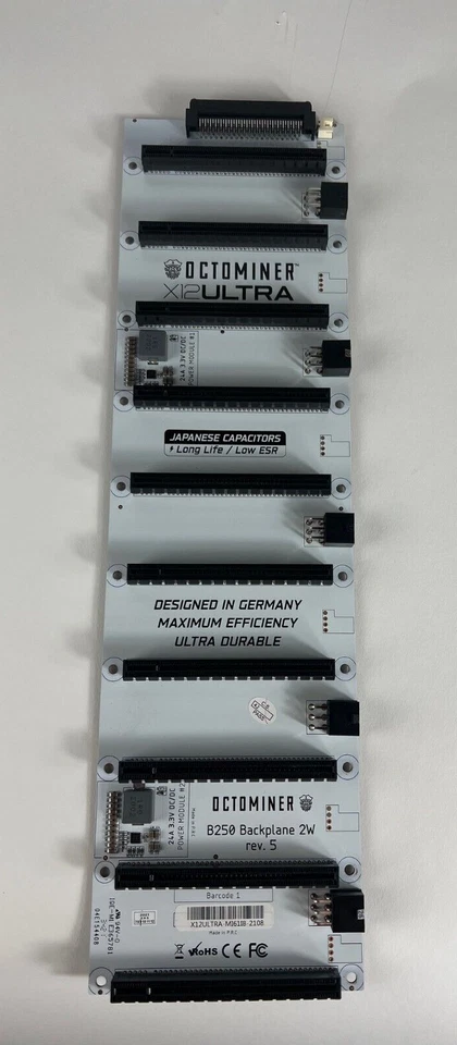 Octominer X12 Ultra B250 Backplane Rev 5 for Crypto Currency Mininng - Image 1 of 1