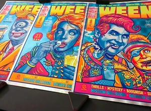 Zoltron Ween Colorado Denver Limited Holospaz Foil #/35 Gig Art Print Poster Set - Picture 1 of 12