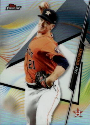 2020 Finest Zack Greinke #90 Refractor Houston Astros 13A - Image 1 of 2