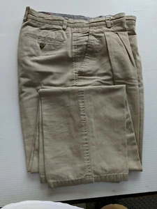Norsport beige Freizeit Karriere Arbeit Bundfaltenhose für Herren Größe 32 x 30  - Bild 1 von 3