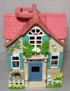 2000 Mattel Fisher Price LANDHAUS Sweet Streets liebevolle Familie Puppenhaus - Bild 1 von 24