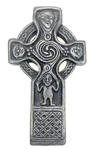 Gallen Priory Celtic Cross Unconscious Humankind Medieval Gallic Irish Ceramic - Picture 1 of 6