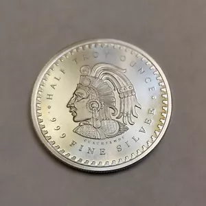 0,999 1/2 Unzen Silber Aztekischer Kalender Münze - Bild 1 von 4