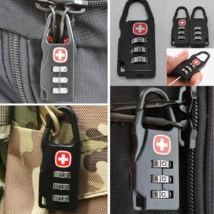 Legierung Safe Kombination Codes Zahlenschloss Vorhängeschloss für Gepäck Reißverschluss Rucksäcke *U - Bild 1 von 7