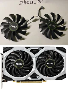 Cooling Fans For MSI GTX 1060 1660 RTX 2060 Ventus XS Replacement Cooler Fan - Picture 1 of 3