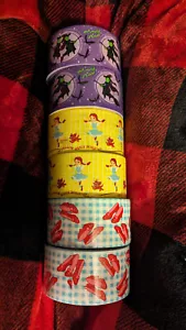 Lot of 6 Wizard of Oz Print Duct Tape - NIP Dorothy*Witch*Ruby Slippers (2 each) - Picture 1 of 8