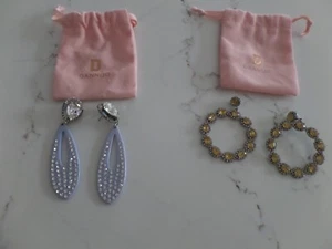 New Latest DANNIJO 2 earrings dangle - Picture 1 of 5
