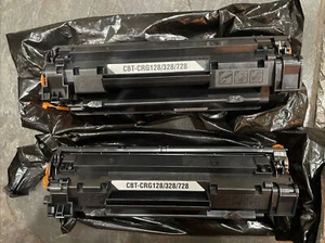Lot of 2-Toner Cartridges ~CE278/CRG128/328/728A Black For Canon ic D520/MF4410/ - Picture 1 of 1