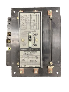 GE CR160MC4102A Mechanically Held Lighting Contactor, 50 Amp, 600 volt, USED - Picture 1 of 1