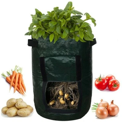 5/7/10 Gallonen DIY Kartoffel wachsen Pflanzgefäß PE Tuch Bepflanzung Behälter - Bild 1 von 4