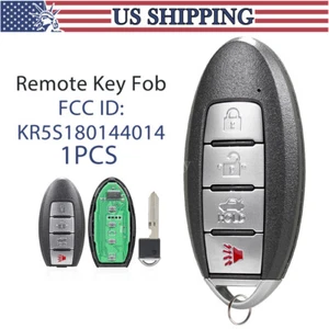 Mando a distancia para Nissan Altima Máxima 2013 2014 2015 4 botones KR5S180144014 - Imagen 1 de 9