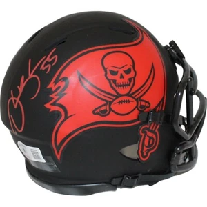 Derrick Brooks Signed Tampa Bay Buccaneers Eclipse Mini Helmet Beckett 44111 - Picture 1 of 6