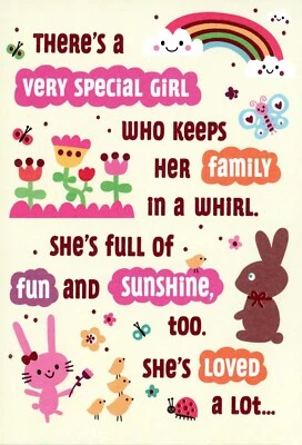 Linda Tarjeta FELIZ PASCUA PARA NIETA, Niña Especial por Hallmark + Sobre Foto 1 de 4