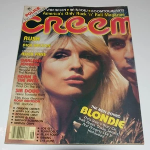 Creem Magazine June 1981 Blondie Rush Van Halen Police Poster  CB1 - Picture 1 of 3