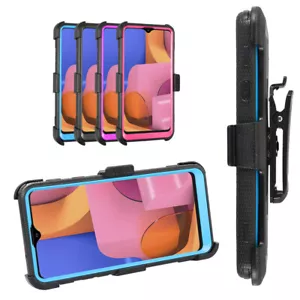 Für Samsung Galaxy A20S Hülle Ganzkörper Abdeckung Einbau Ständer Displayschutzfolie - Bild 1 von 26