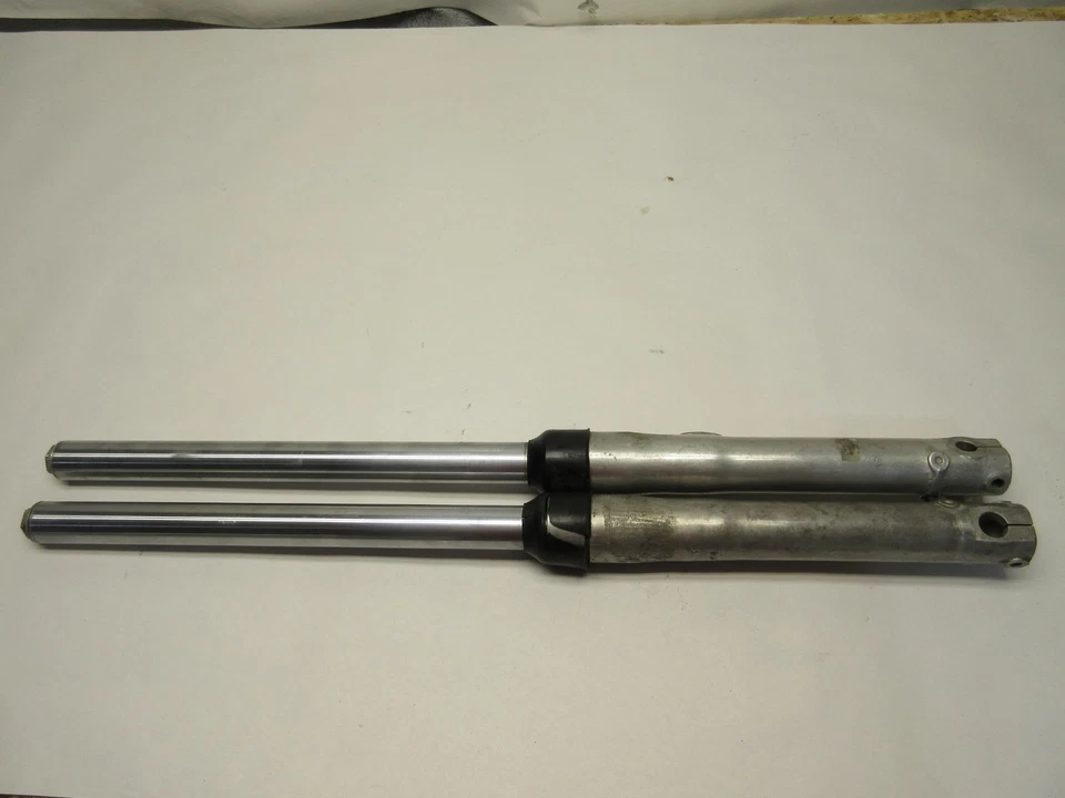 1972 OSSA FRONT WHEEL FORKS 35MM SINGLE TAB - Image 1 of 4