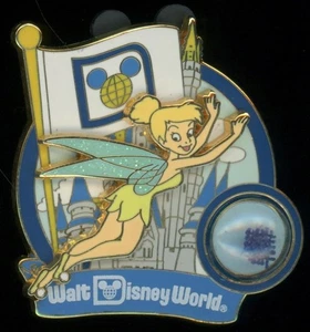 WDW Tinker Bell Flag Piece Disney History III Magic Kingdom Park LE Disney Pin - Picture 1 of 1