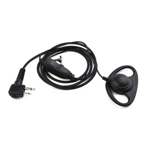 Accessoires Utiles Écouteur D Noir Microphone Officier Patrouille Sécurité - Photo 1/9