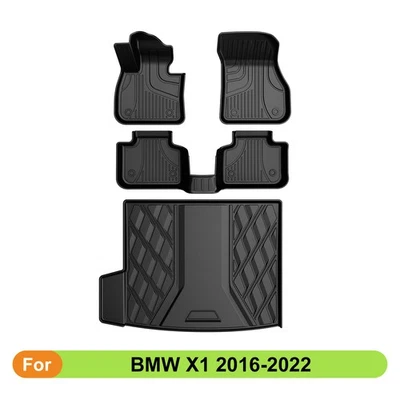 TPE 3D Floor Mats and Cargo Liner All Weather Accessories For BMW X1 2016-2022 Foto 1 de 4