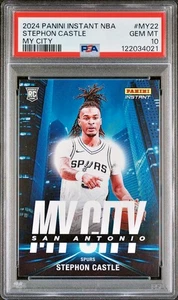 PSA 10 Stephon Castle RC 2024-25 Panini Instant MY CITY #22 POP of 1  PR /268 - Picture 1 of 3