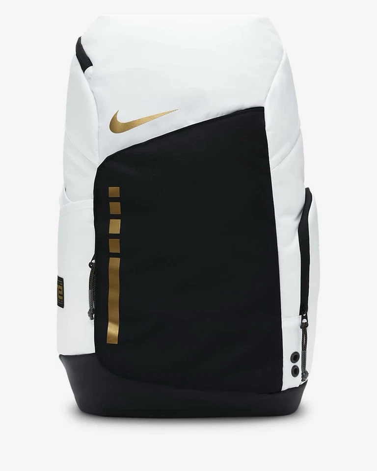 Mochila Nike Hoops Elite 32L 'Blanco/Negro/Dorado Metálico' NUEVA CON ETIQUETAS DX9786-100 Foto 1 de 4