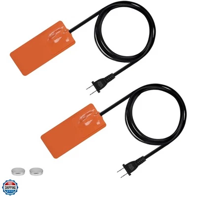 Силиконовая прокладка для обогревателя автомобильного двигателя 2x5 дюймов самоклеящаяся подушечка для поддона масла... - Изображение 1 из 4