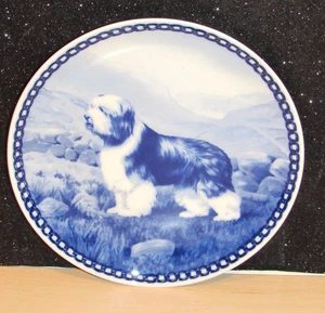 BEARDED COLLIE Original Hunde Plate Decorative Plate Danmark Denmark Johnjonsson - Picture 1 of 5