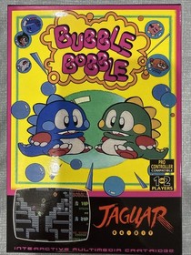 Atari Jaguar Bubble Bobble Cartridge CIB