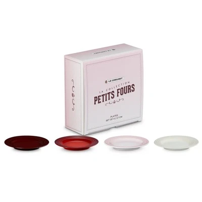 Le Creuset - 4er Set Vorspeisen Teller - Petits Fours - Bild 1 von 4