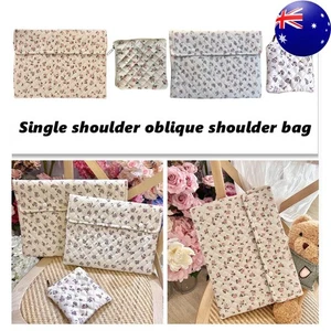 Floral Laptop Sleeve Quilted Laptop Carrying Case for 11-15 Inch Laptop Tablet - Zdjęcie 1 z 18