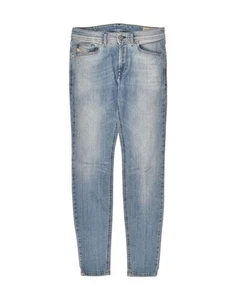 DIESEL Womens Skinny Jeans W29 L32 Blue Cotton AM12 - Picture 1 of 4