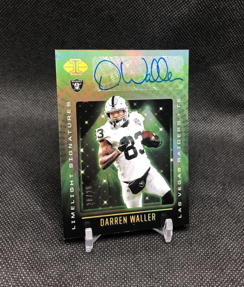 2021 Illusions Darren Waller /25 “LIMELIGHT SIGNATURES” GOLD SSP #LS-DW 🐬⬆️ - Image 1 of 4