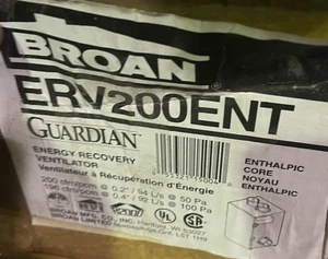 BROAN Nutone ERV200ENT - ENERGIERÜCKGEWINNUNGSVENTILATOR - Bild 1 von 1